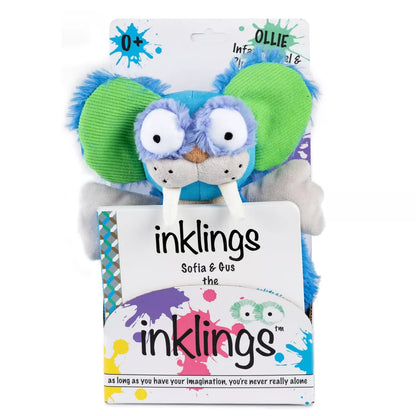 Inklings Baby & Toddler Plush Toy w Book Set, Gus The Toothy Tusked Rus