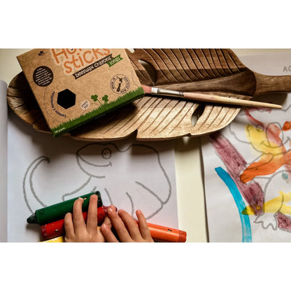 Beeswax Crayons Super Jumbo - 7 Pack