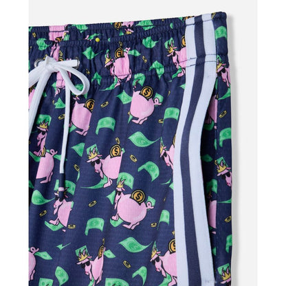 Piggy Bank AOP mesh shorts