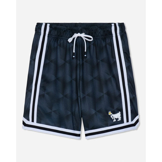 Black Geo Aop mesh short