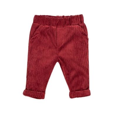 RIBBED VELOUR TROUSERS