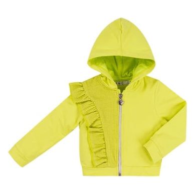 Girls Hooded Yellow Jacket