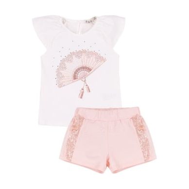 Girls Sequin Short Set