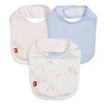 White Serene Safari Bib 3 PK