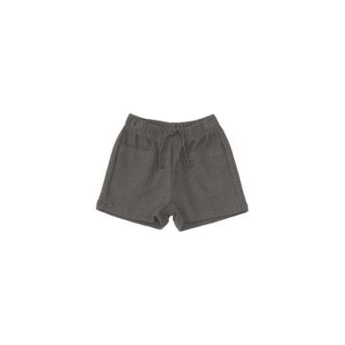 Boys Ribbed Grey Shorts