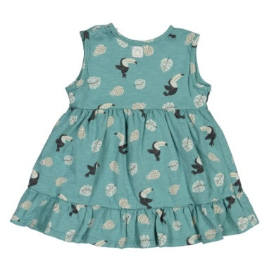 Tucans and Pineapples Cotton Dress