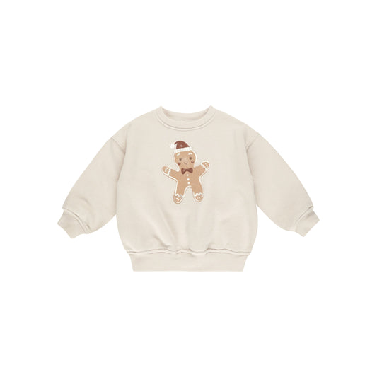 RELAXED SWEATSHIRT || GINGERBREAD