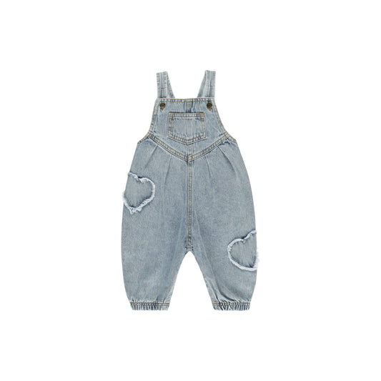 VINTAGE OVERALL || LIGHT WASHED DENIM