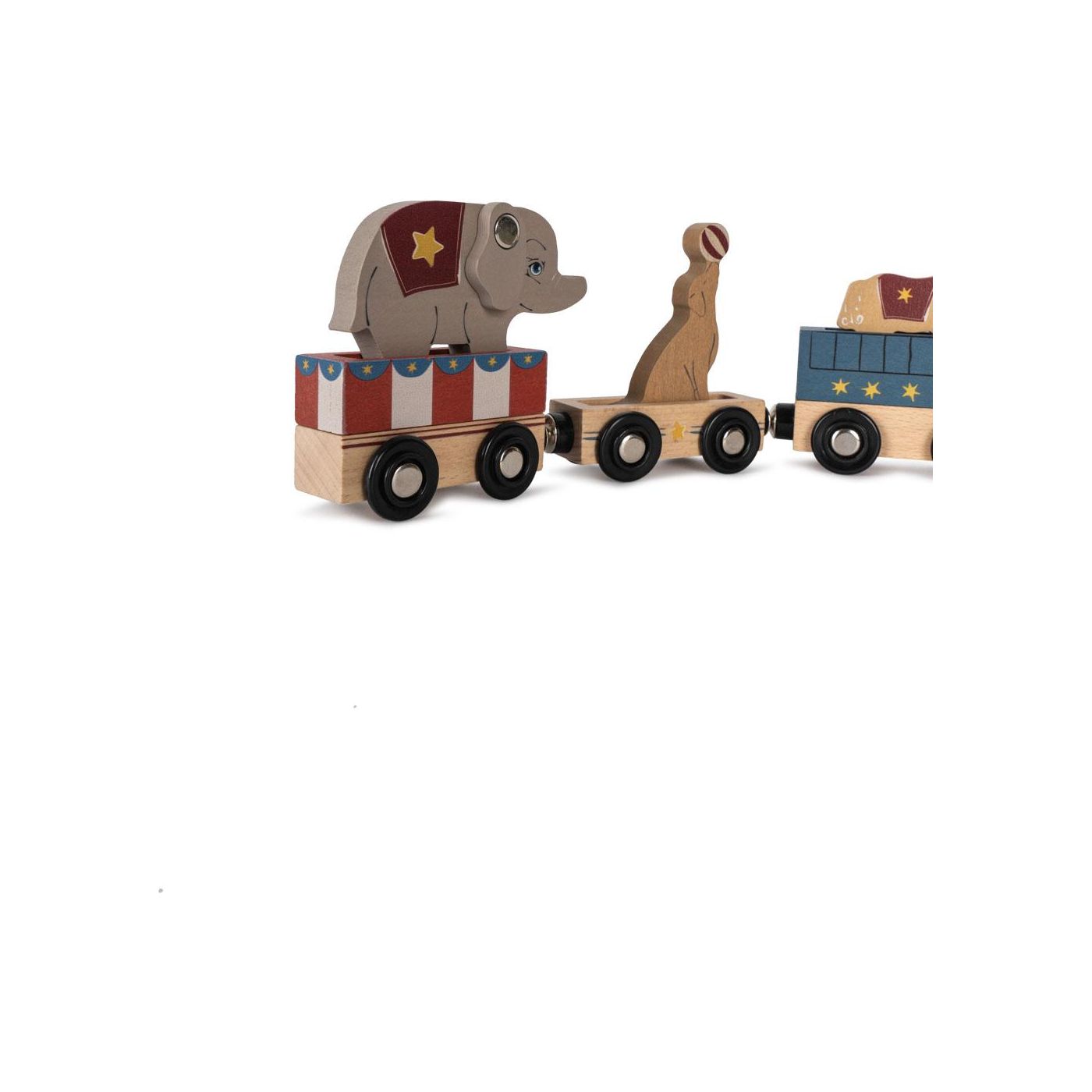 WOODEN ANIMAL TRAIN