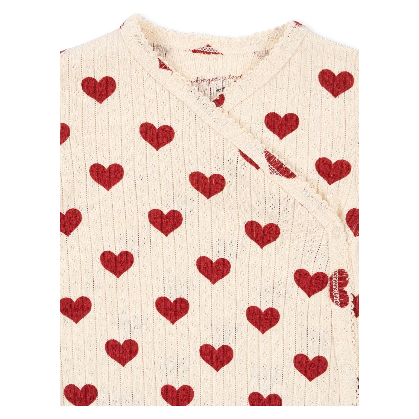 Girls Cotton Longall w/Hearts