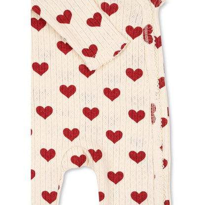 Girls Cotton Longall w/Hearts