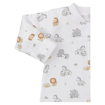 Baby Jungle Footie with Zipper