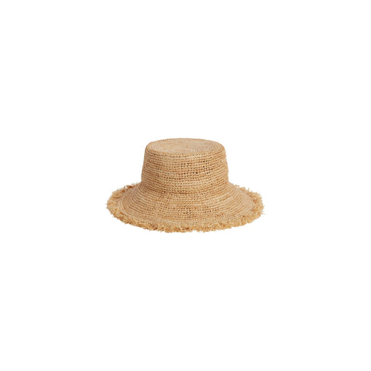 STRAW BUCKET HAT || STRAW