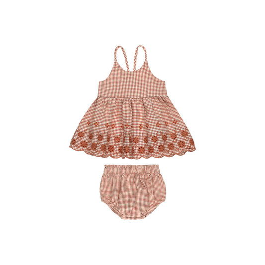 ZENNI SET || POPPY GINGHAM