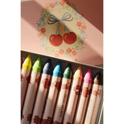 CRAYONS BEES WAX 10 PCS