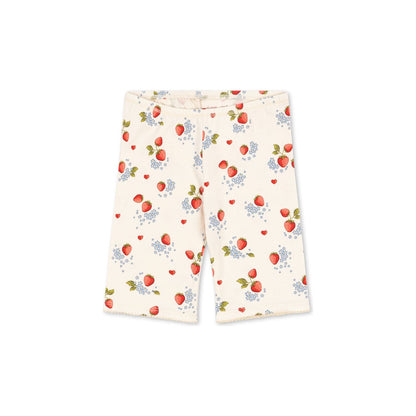 Strawberry Print Bike Shorts