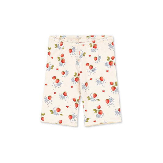 Strawberry Print Bike Shorts