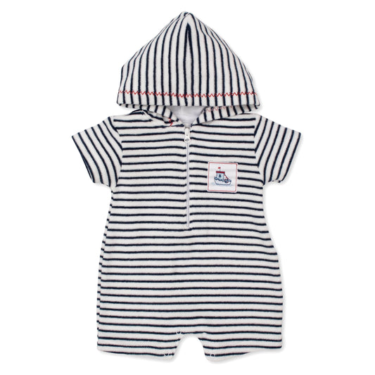 Seas The Day Terry Romper