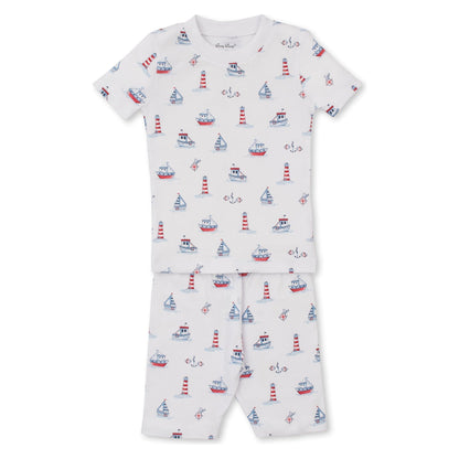 Seas The Day Short PJ Set