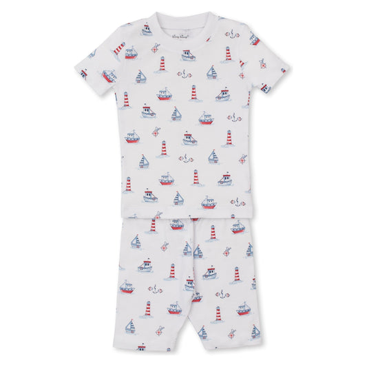 Seas The Day Short PJ Set