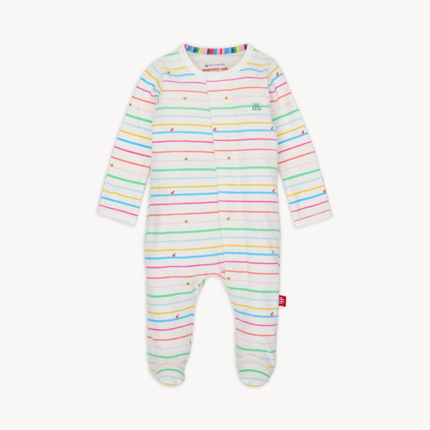 RAINBOW ROAD ORGANIC COTTON FOOTIE