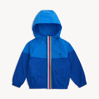 BLUE & BLUE NYLON C/B WINDBREAKER