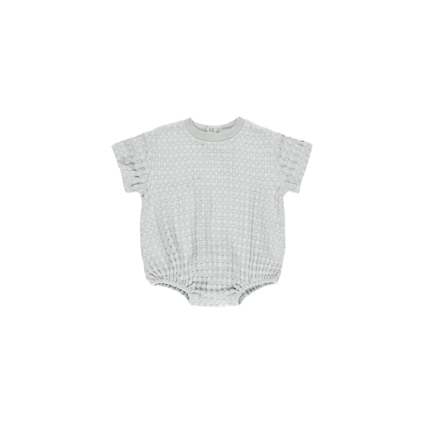 RELAXED BUBBLE ROMPER || SKY