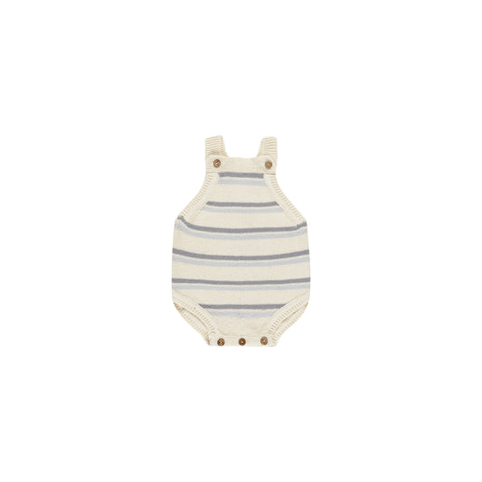 TATUM ROMPER || BLUE STRIPE