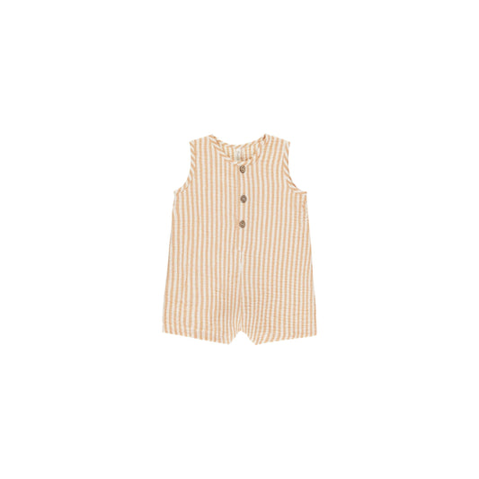 MAVERICK ROMPER || GRAPEFRUIT STRIPE