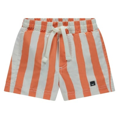 BABY BOYS SWIMSHORT ORANGE STRIPE