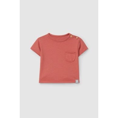 T-SHIRT WITH POCKET RED