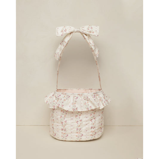 EASTER BASKET || FLORAL STRIPE