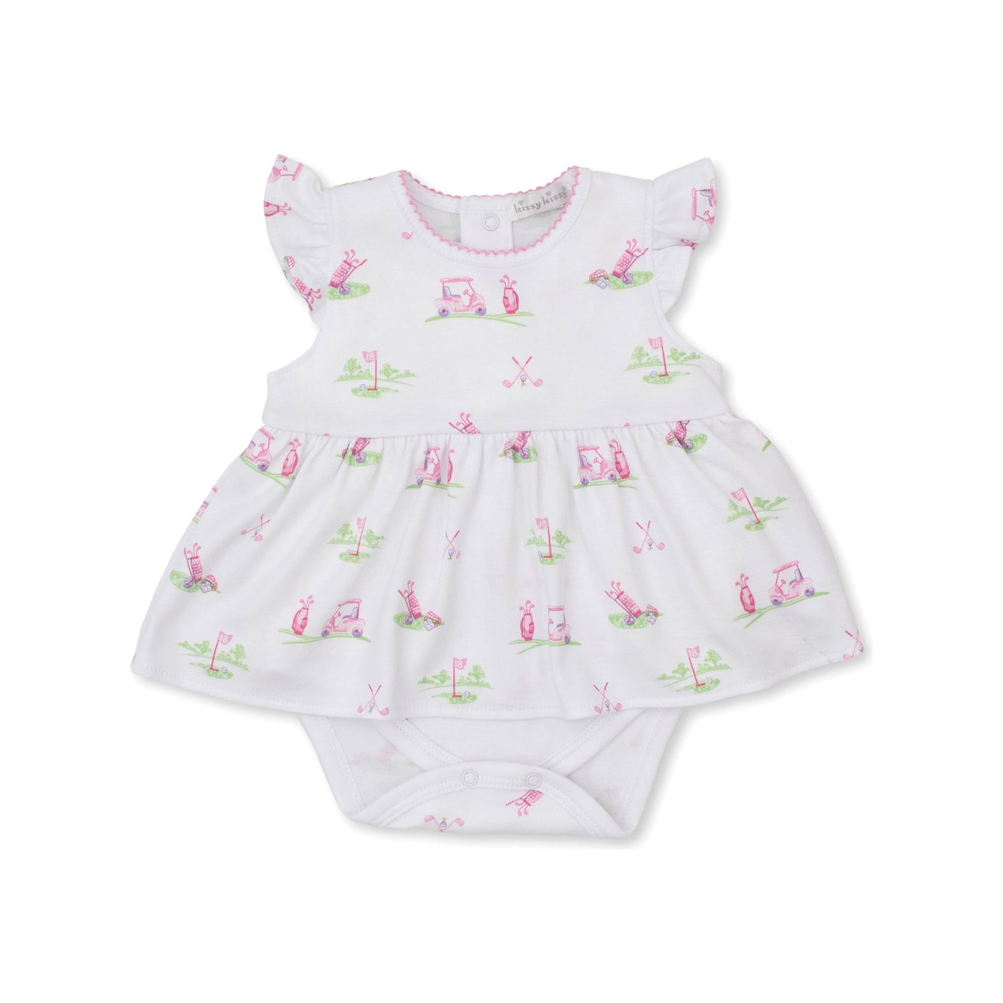 Bodysuit Dress Fairway Foursome Pink