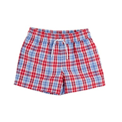 Tortola Swim Trunks Lawn Party Plaid