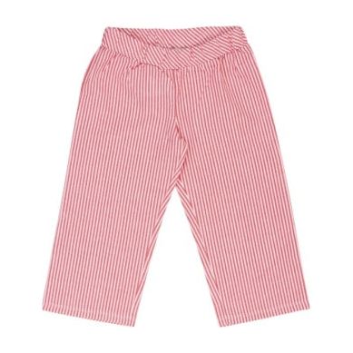 RED SEERSUCKER TROUSERS