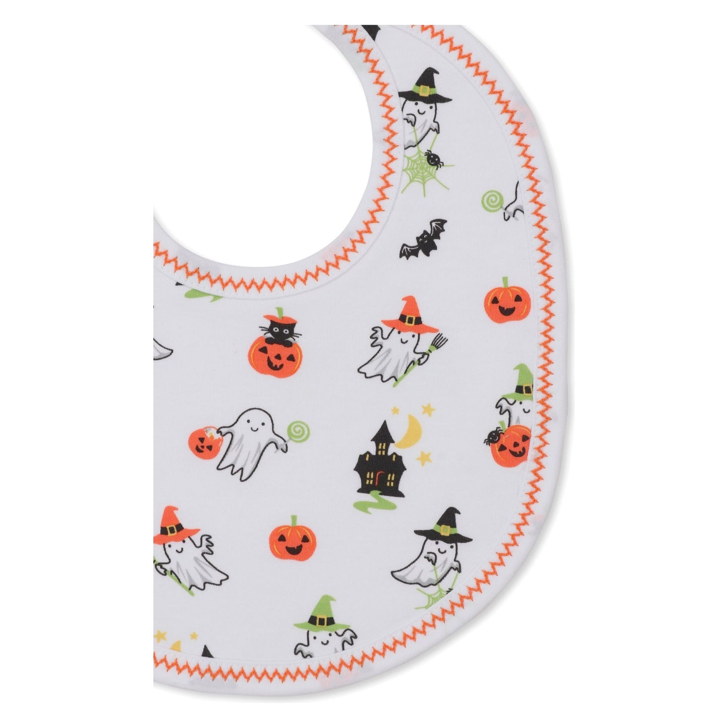 Ghostly Cheer Print Bib