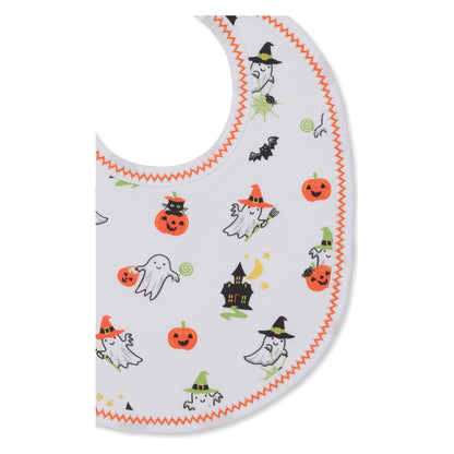 Ghostly Cheer Print Bib