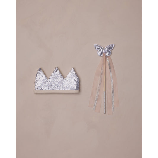 CROWN + WAND | SILVER SEQUIN