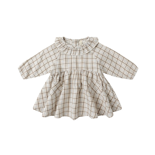 SIMONE DRESS || BLUE PLAID