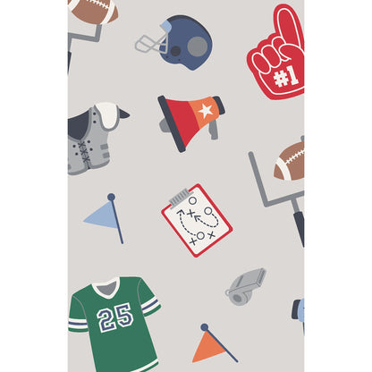Game Day - Grey - 2 Way Zipper Romper