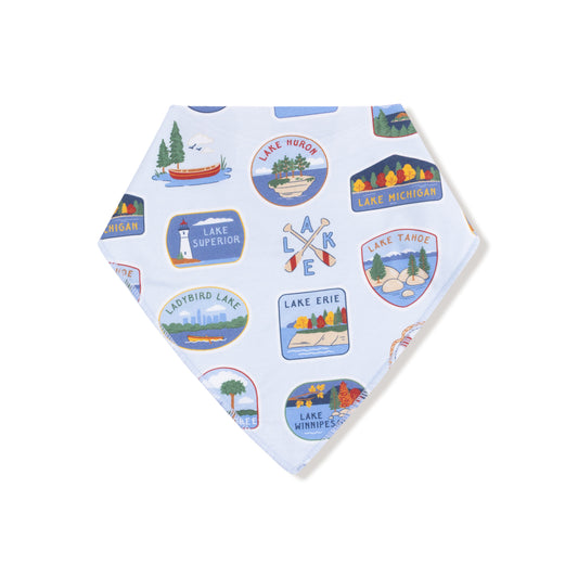 Lake Stickers - Bandana Bib