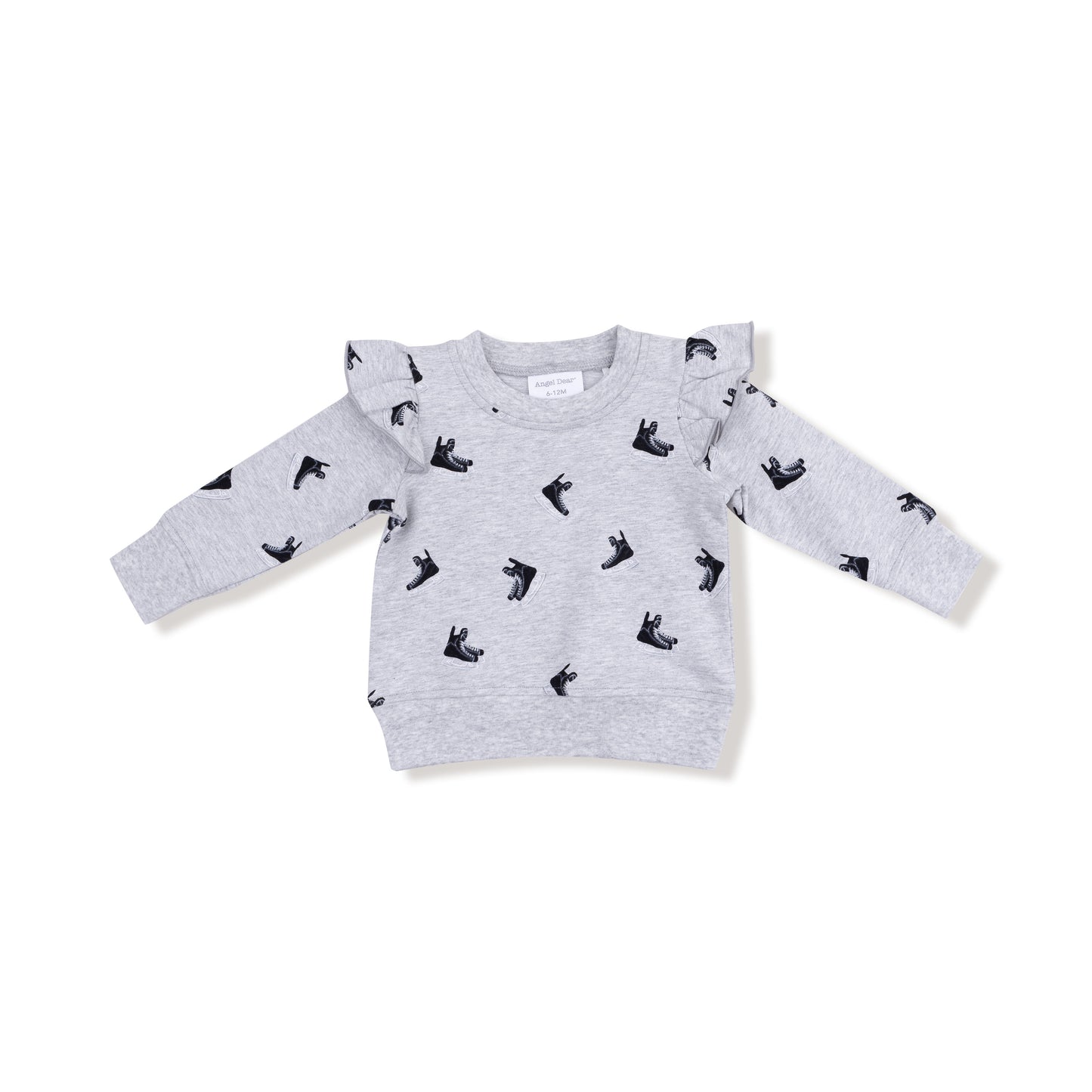 French Terry Sport - Hockey French Terry - Ruffle Sweatshirt