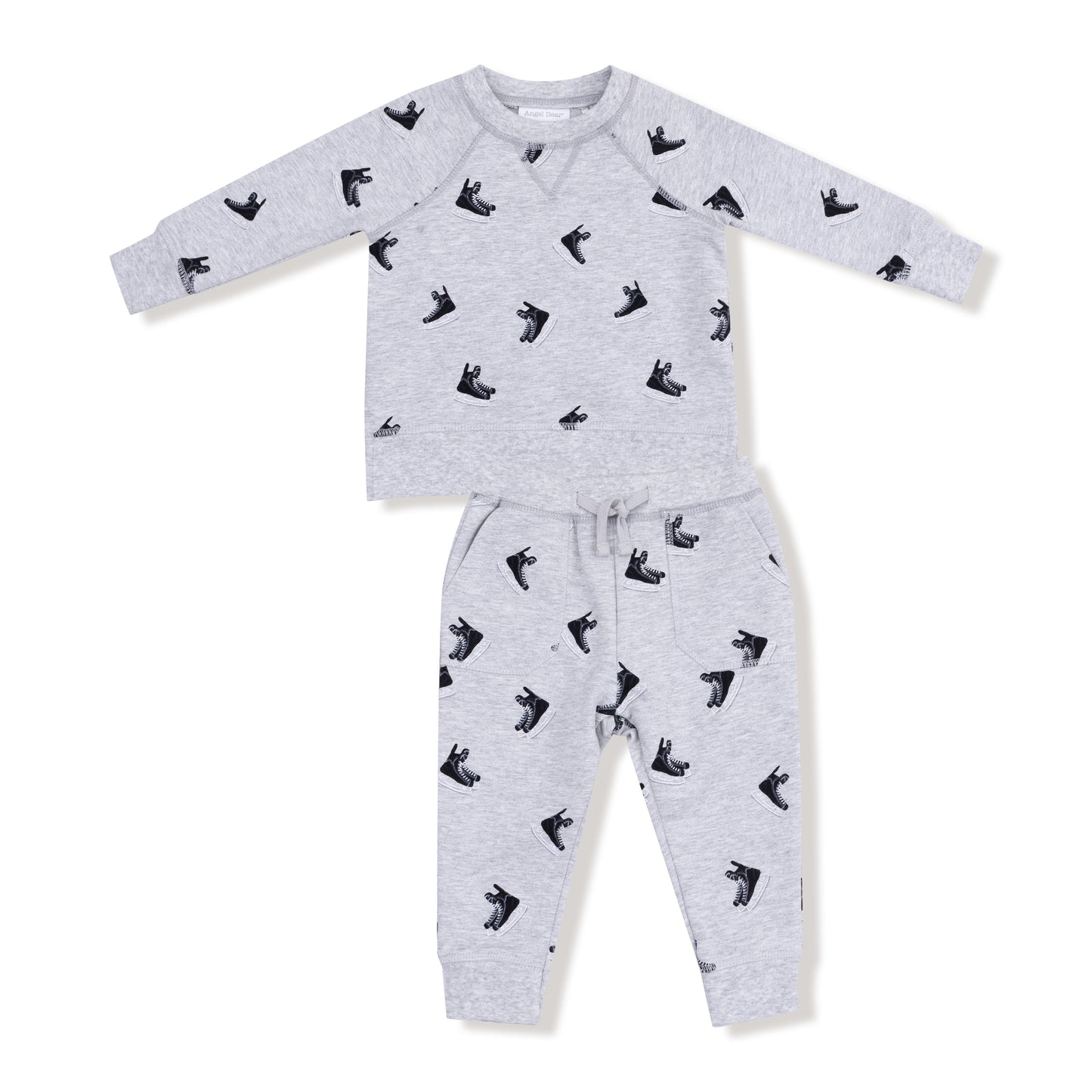 French Terry Sport - Hockey French Terry - Raglan Sweatshirt with Jogger