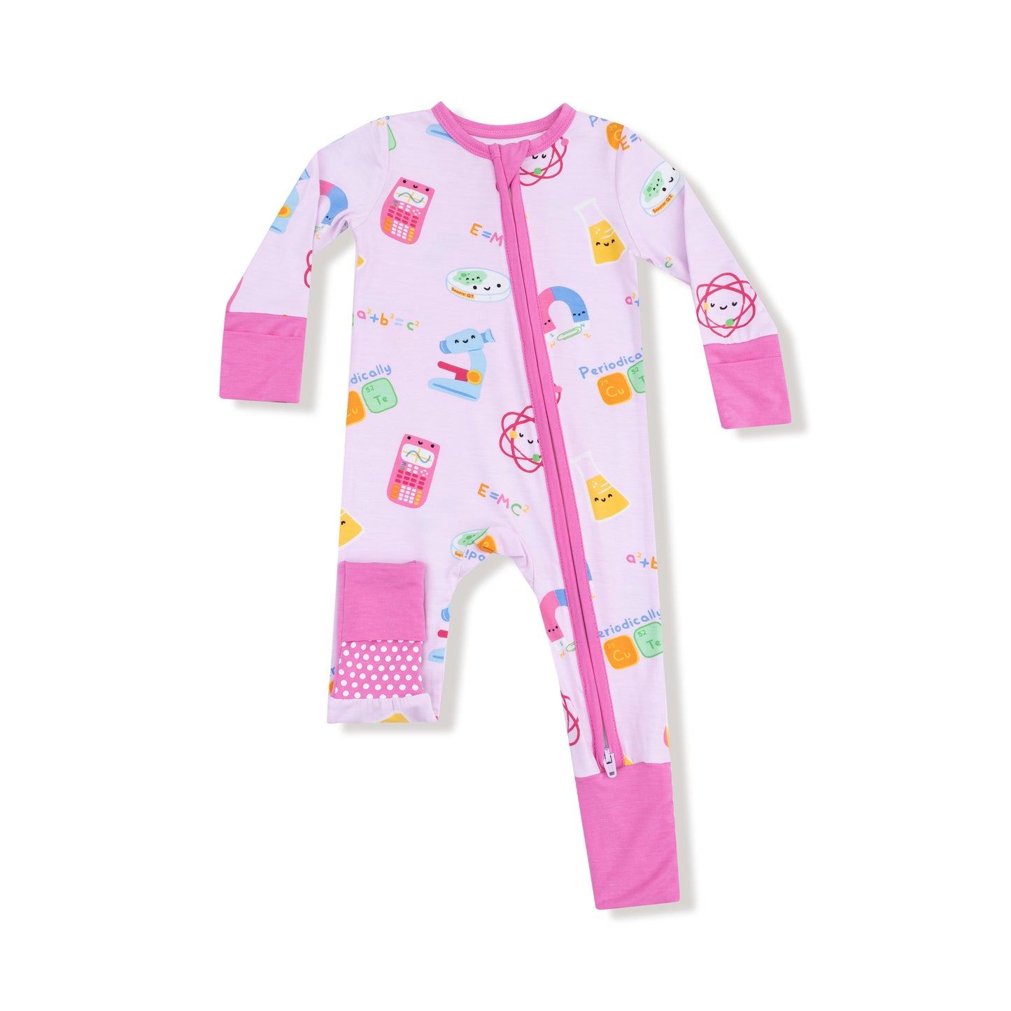 Future Scientist - Pink - 2 Way Zipper Romper