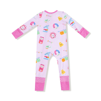 Future Scientist - Pink - 2 Way Zipper Romper