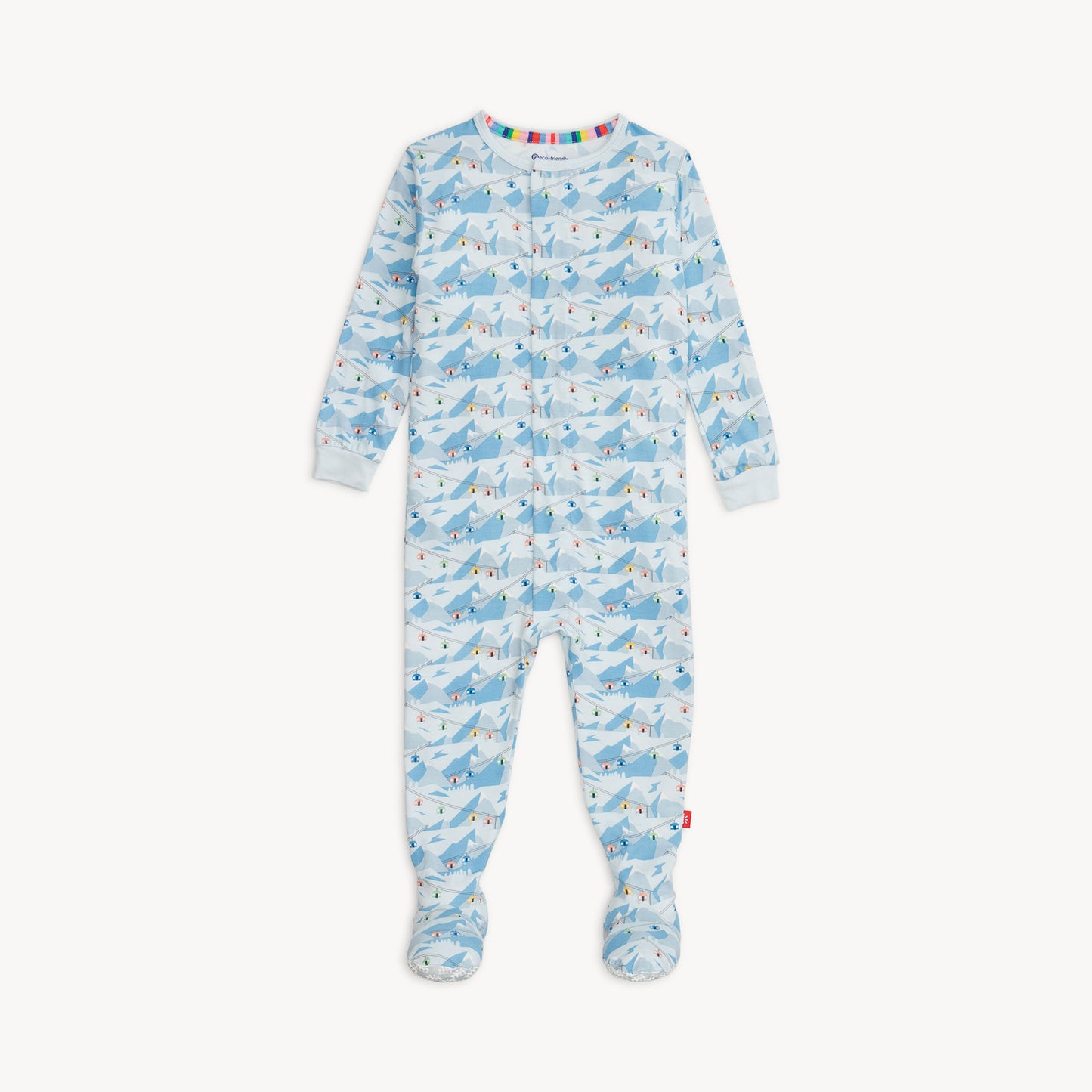 Blue Apres Chic Modal Footie