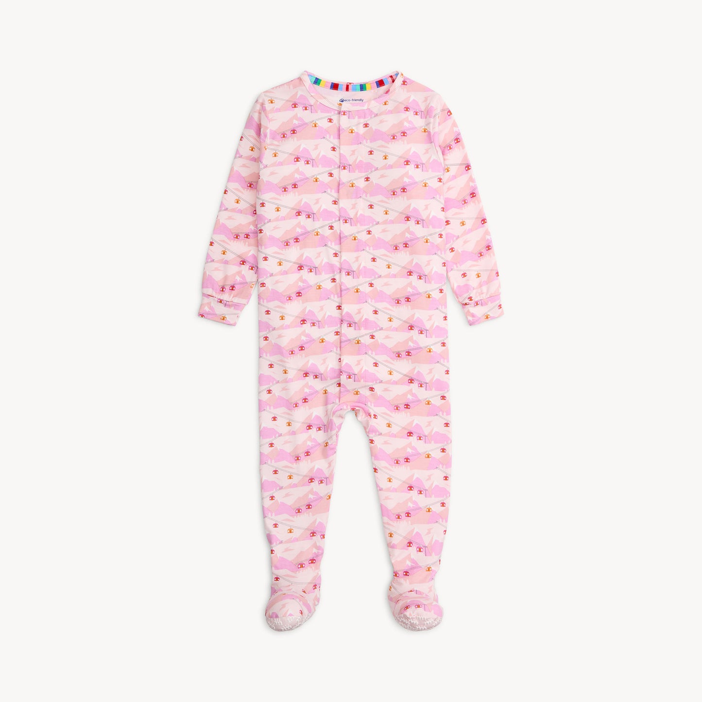 Pink Apres Chic Modal Footie