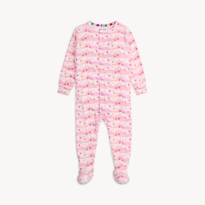 Pink Apres Chic Modal Footie