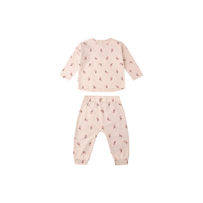 LONG SLEEVE TEE + PANT SET || CANDY CANES
