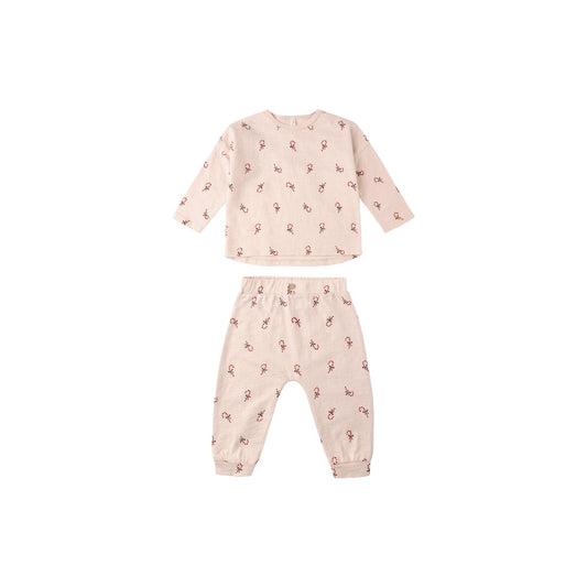 LONG SLEEVE TEE + PANT SET || CANDY CANES